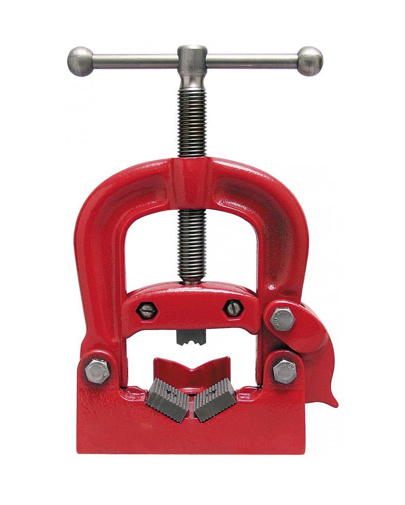 Откидные тиски с хомутной защелкой для труб REED