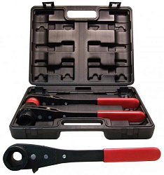 Ключ REED L2017 с храповиком и двойным гнездом