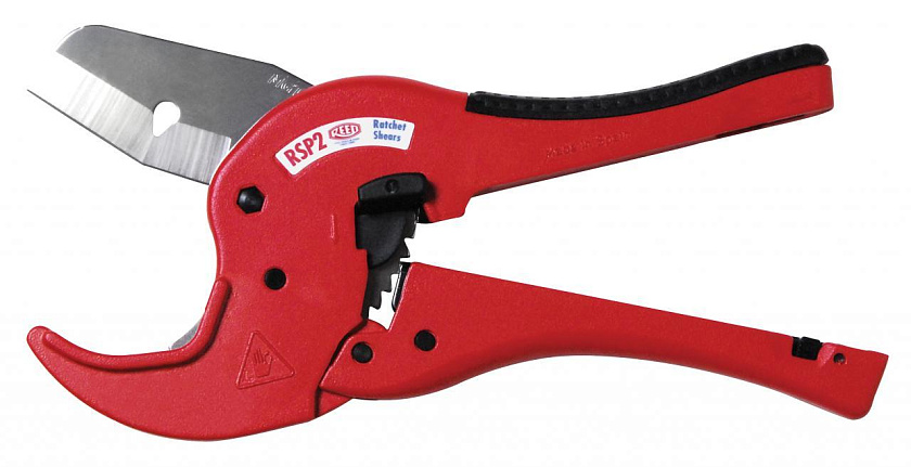 Ножницы REED RSP2 с храповиком для резки пластиковых труб